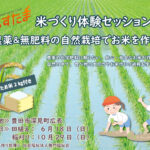 「あすた米（まい）プロジェクト」無農薬＆無肥料の自然栽培でお米づくりに挑戦！